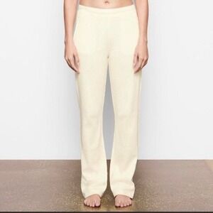 SKIMS Waffle Knit Loose Pants Cream 2X